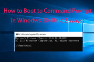 How to Open Command Prompt Windows 10