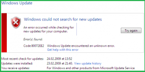 Windows Update Error 80072ee2 | Windows Update 80072ee2 | Error 80072ee2 | 80072ee2 Windows Update