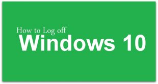 Different Ways to Sign Out/ Log off Windows 10 Operating System | How to Log Off Windows 10