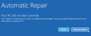 preparing automatic repair windows 8 | Windows 8 Issues | Automatic repair